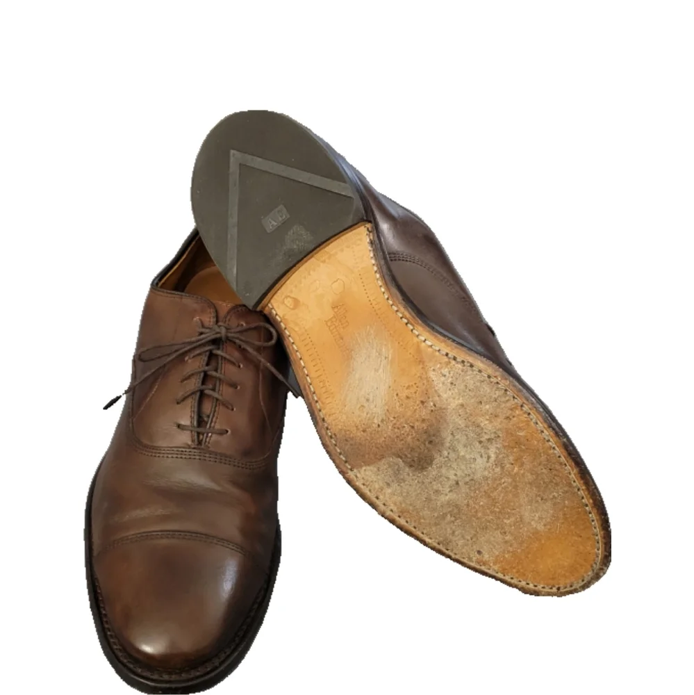 Allen Edmonds Dark Brown Leather Oxfords Size 9.5